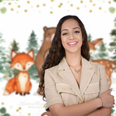 Aperturee - Safari Animals Jungle Forest Portrait Photo Backdrop